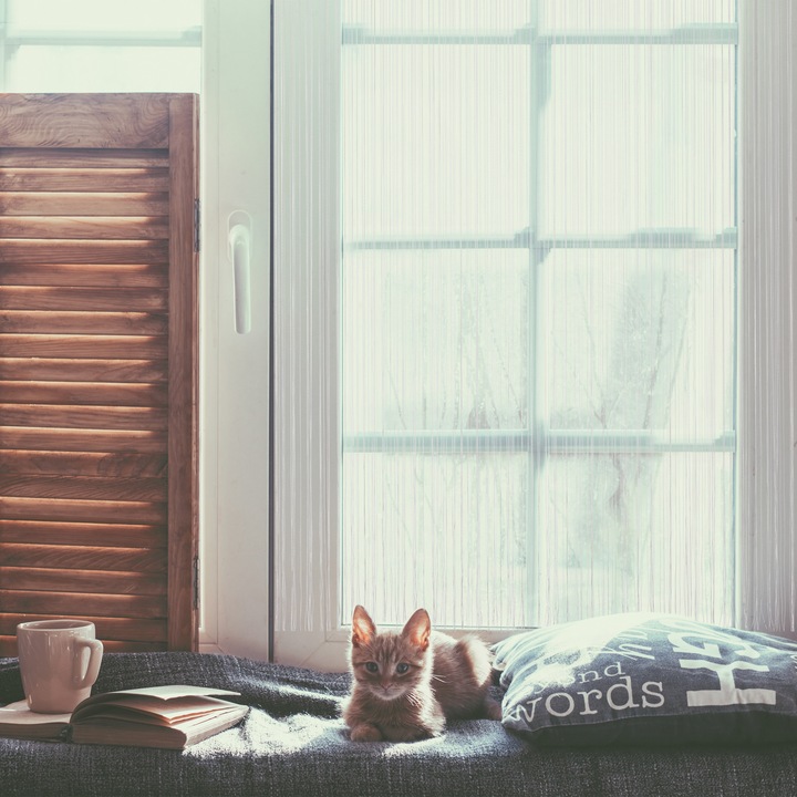 Actual product image Relaxdays White String Curtains (145 x 0.1 x 245 cm)