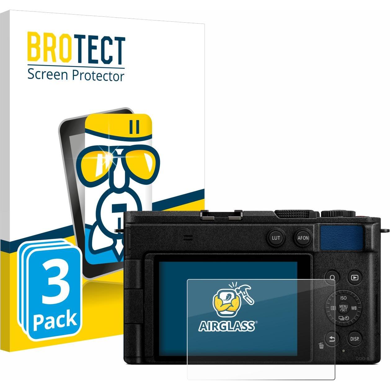 BROTECT AirGlass Panzerglasfolie (Displayschutz), Kameraschutz