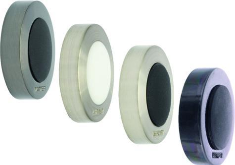 Actual product image Butoir de porte mural Screw or Glue Wall ø 38x10 mm (1 Piece)