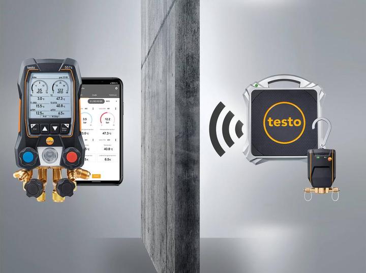 Immagine prodotto Testo Bilancia digitale per refrigeranti con Bluetooth, inclusa valvola intelligente