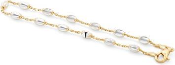 Produktbild Beneto Stylish gold-plated bicolor bracelet AGB605 - Length: 17 cm (L) (17 cm)