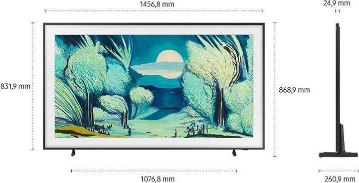 Actual product image Samsung TV GQ65LS03FAUXZG (65", The Frame, QLED, 4K, 2025)
