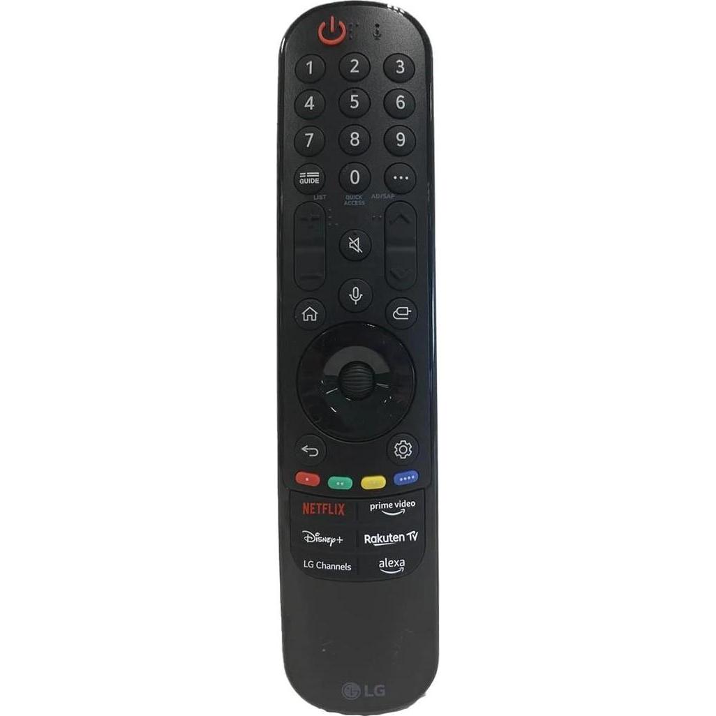 LG MR24GN (Gerätespezifische Fernbedienung, Infrarot), Fernbedienung, Schwarz