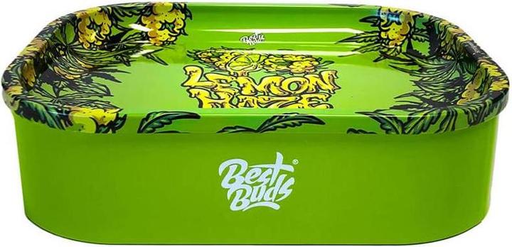 Produktbild Best Buds Thin Box Rolling Tray with Storage Alien OG