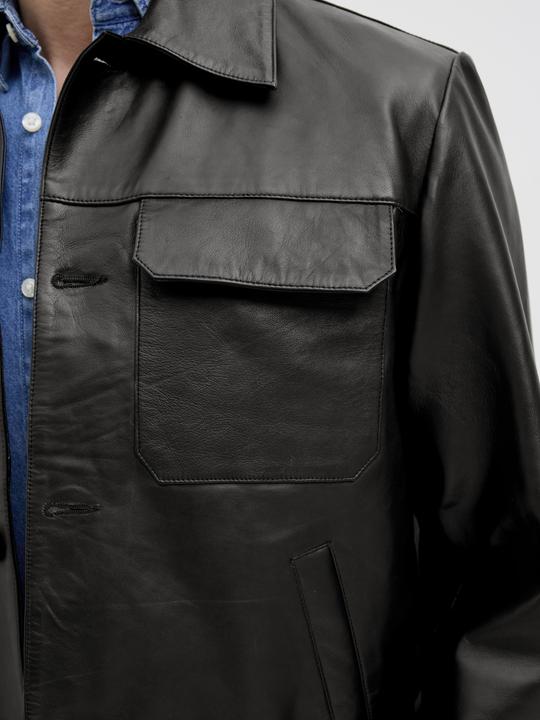 Actual product image Jack & Jones Lederjacke Lederjacke (L)