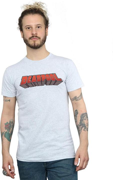 Image du produit - T-shirt DEADPOOL TEXT LOGO - Homme (S)
