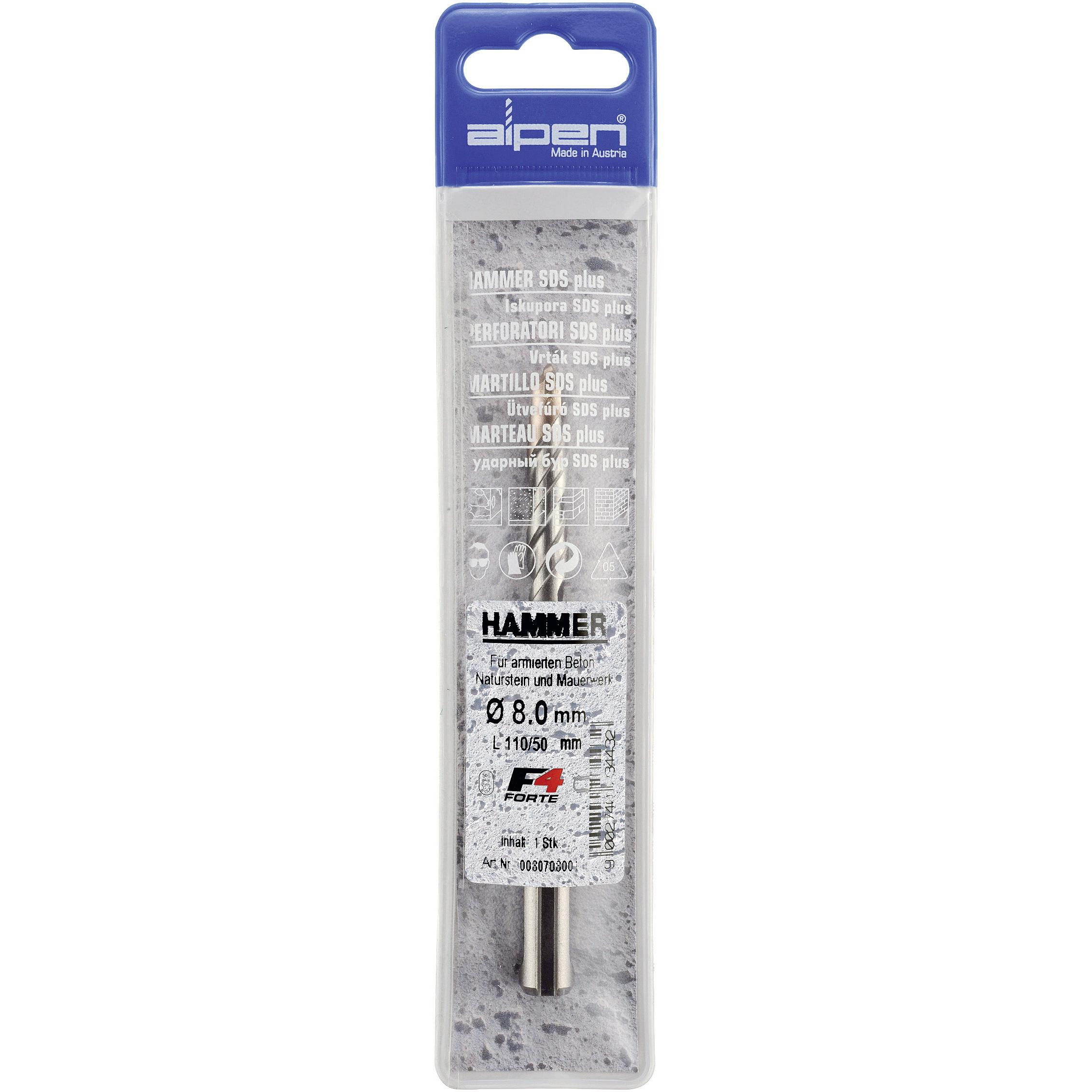 Alpen, Bohrereinsatz, Hammerbohrer SDS-PLUS (5 Millimeter)