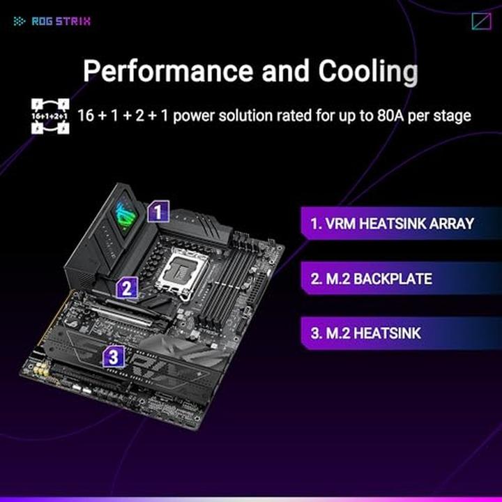 Produktbild ASUS ROG STRIX B860-F GAMING WIFI (LGA 1851, Intel B860, ATX)