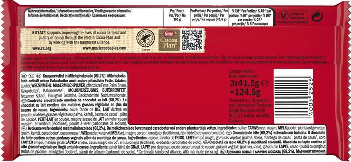 Actual product image Kitkat Chocolate Bars (124.50 g)