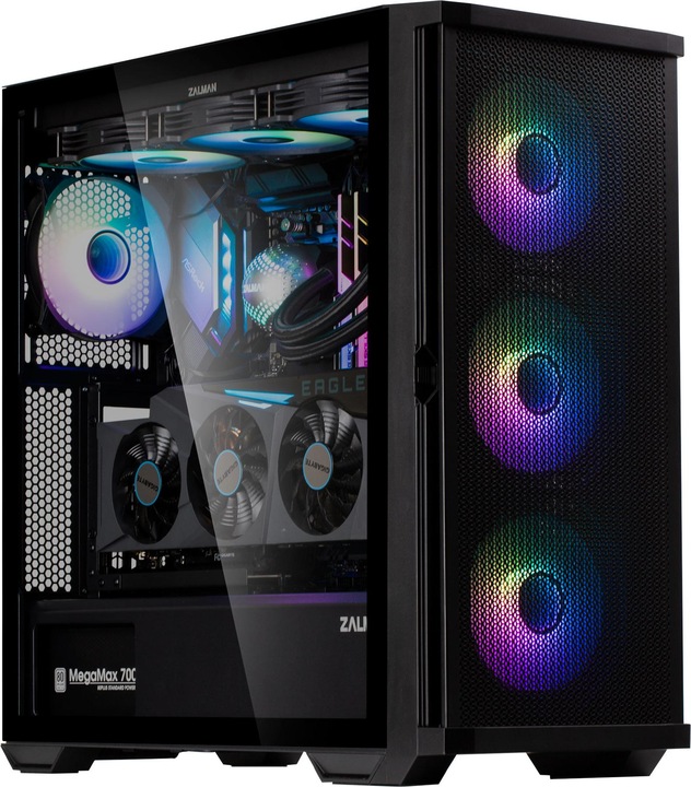 Produktbild Zalman Z10 DUO ATX ZM-IF120 x4 (ATX, Mini-ITX, Mini-ATX)