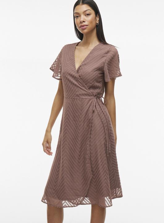 Actual product image Vila Short sleeve wrap dress (40)