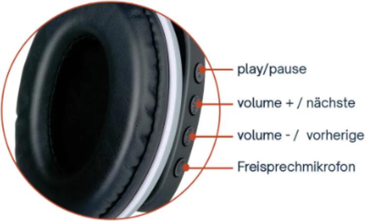 Image du produit Grundig Casque stéréo BT AB (5 h, Sans fil)