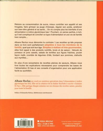 Actual product image Albin Michel Je cuisine IG bas pour toute ma famille (French, Reclus Albane, 2023)