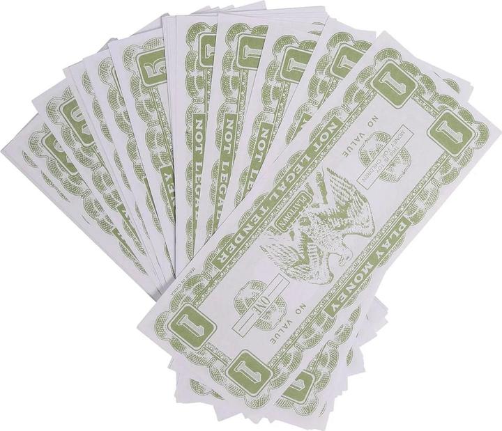 Actual product image Forum Novelties Counterfeit money - 75 banknotes