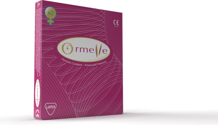 Actual product image Ormelle Female Condom - female condoms made of latex for self-determined contraception and high comfort (2 pcs.)