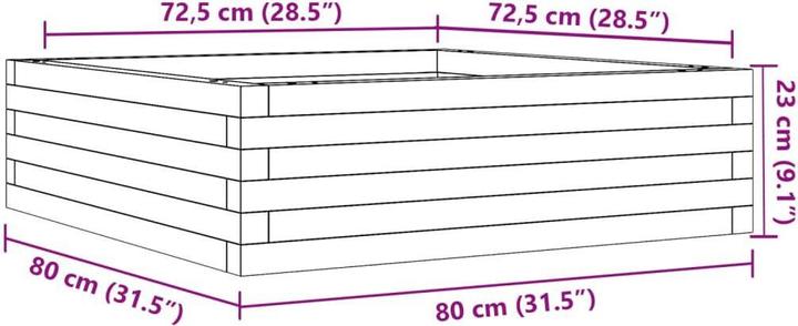 Produktbild vidaXL Pflanzgefäss