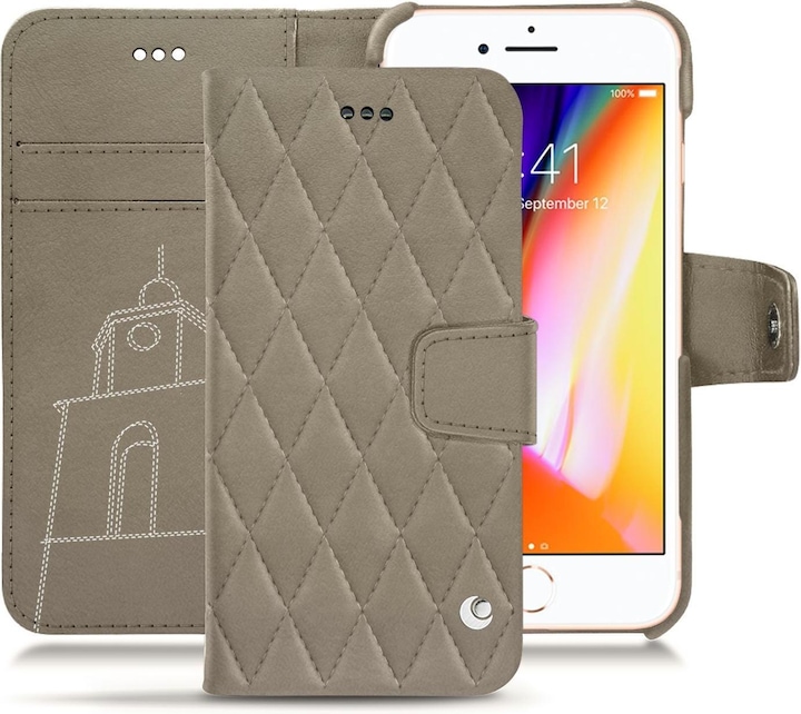 Produktbild Noreve Lederschutzhülle Wallet (Apple iPhone 8)
