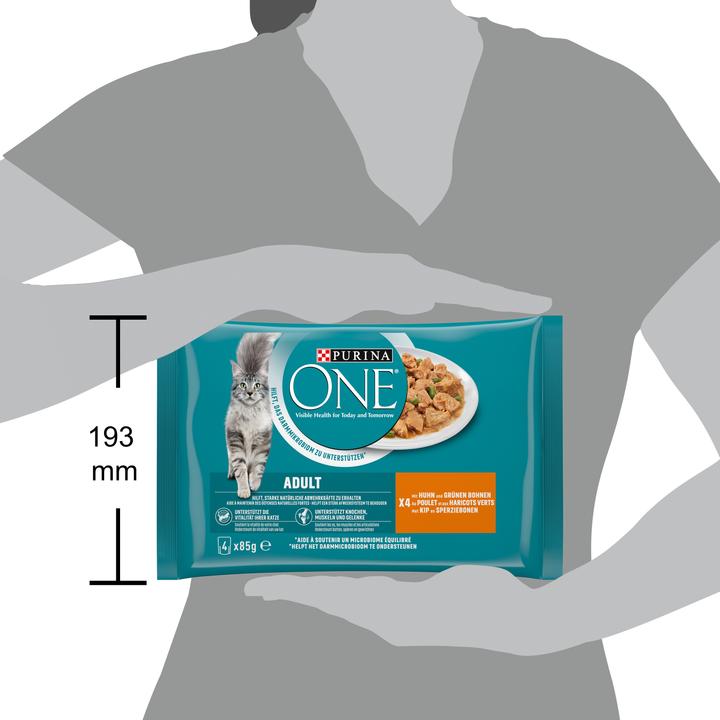 Produktbild Purina ONE Adult (Adult, 4 Stk., 340 g)