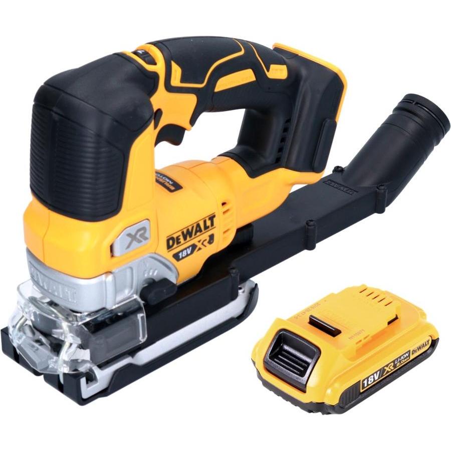Thumbnail - DeWalt, Stichsäge, DCS 334 N Akku Pendelhub Stichsäge 18 V Brushless + 1x Akku 2,0 Ah - ohne Ladegerät
