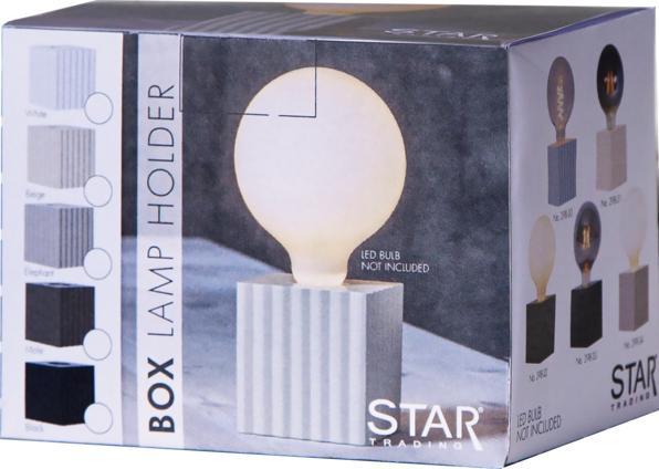 Produktbild Star Trading Tischleuchte E27 Box (E27)