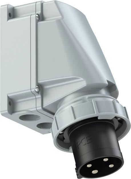 Actual product image PCE 534-7 Wall-mounted appliance inlet 63A 4p 7h IP66/67 Power Twist