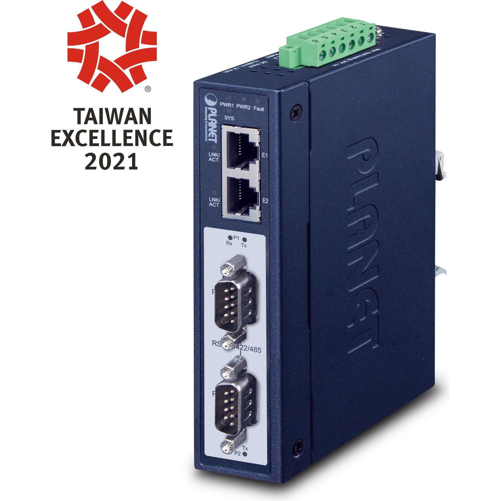 Planet IP30 Industrial 2-Port, Data Converter