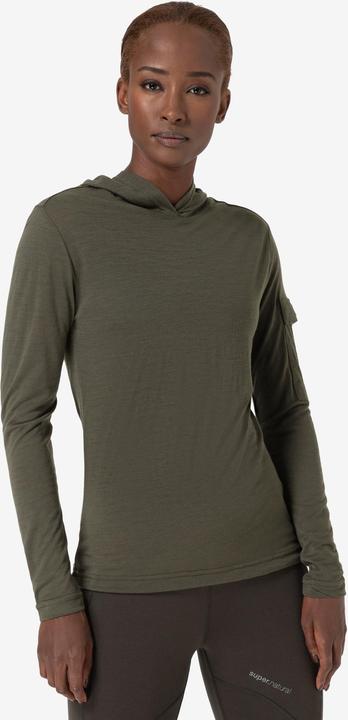 Immagine prodotto Super Natural Felpa con cappuccio Relax Light Pocket da donna (M)