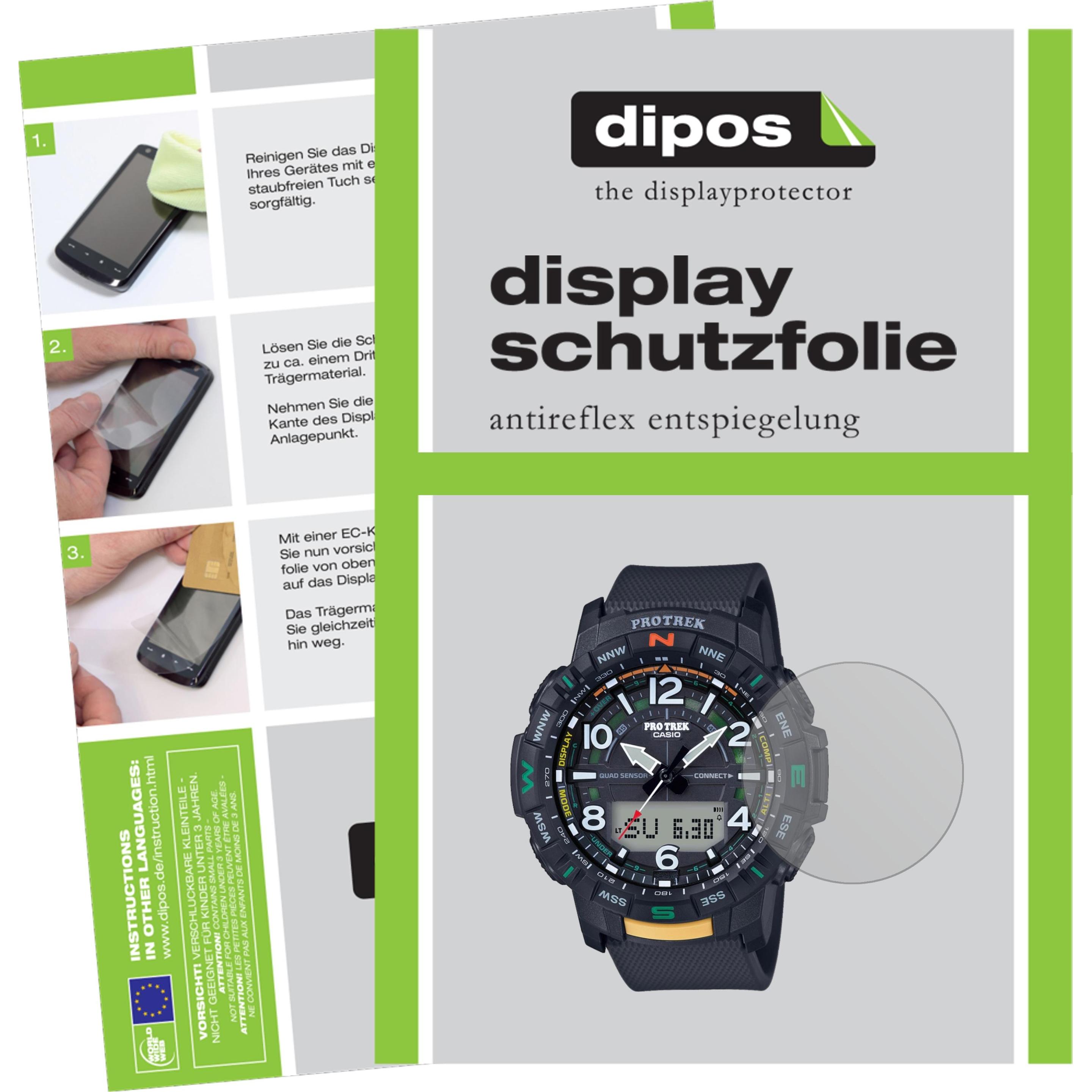 Dipos Displayschutzfolie Antireflex, Smartwatch Schutzfolie, Transparent