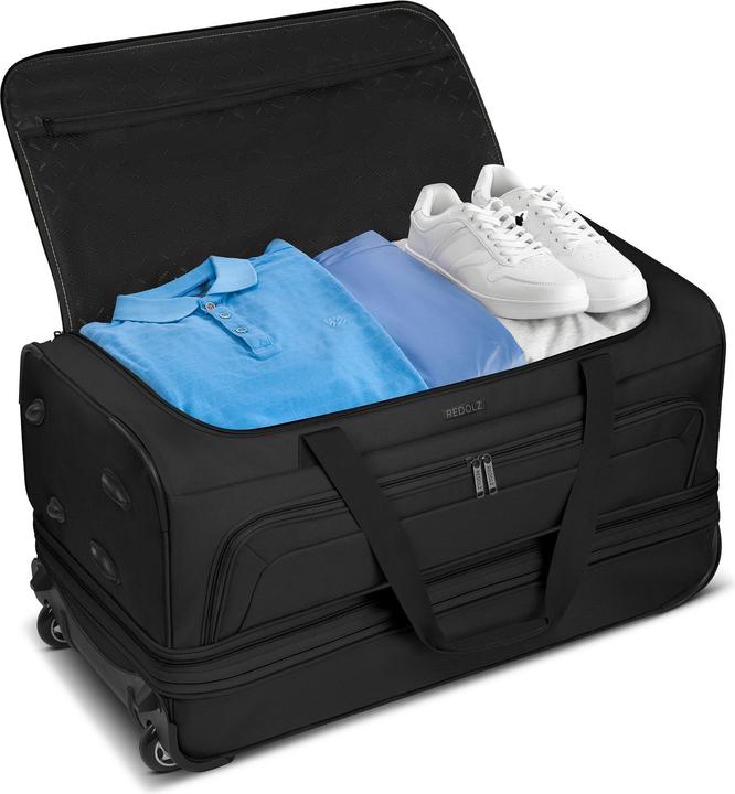Immagine prodotto Redolz Set di borse da viaggio a 2 ruote Duffle Essentials, 2 pezzi con piega elastica