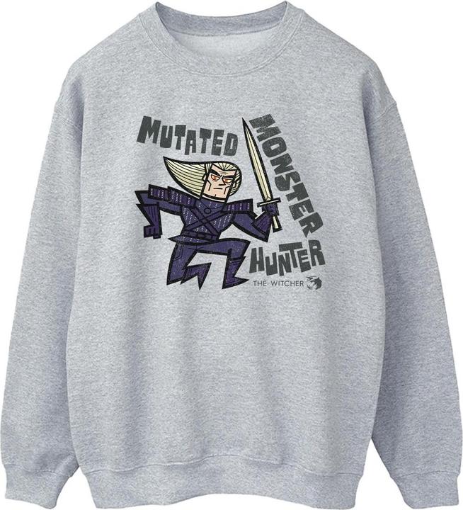 Actual product image Netflix Mens The Witcher Mutated Hunter Sweatshirt (XXL)