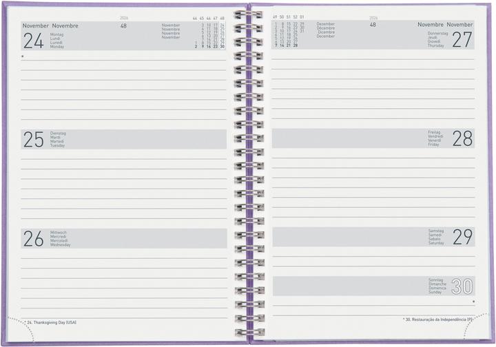 Produktbild Biella Geschäftsagenda Dispo Term Savanna Wire-O (A5, 1 Woche / 2 Seiten)