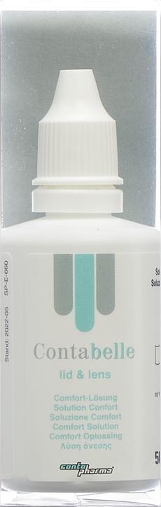 Image du produit Contabelle Comfort lid & lens (Lingettes nettoyantes pour le visage, 50 ml)