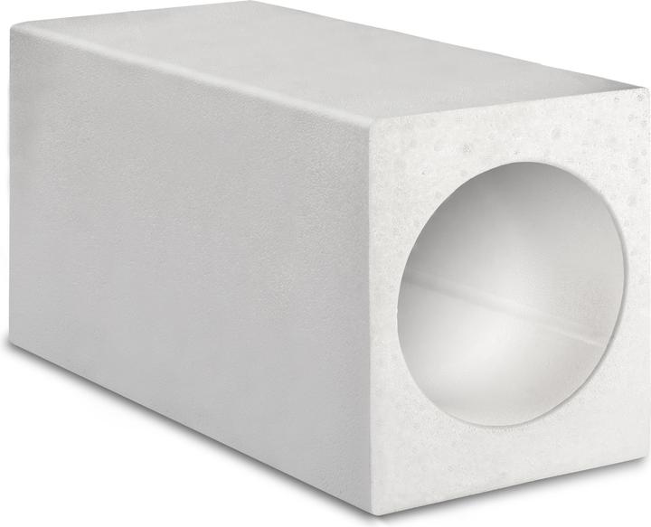 Lunos LUNO recessed wall enclosure with 3% 9/MRD slope made of EPS can be shortened 9/MRD (Housing)