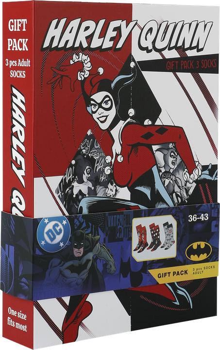 Actual product image Cerdá DC Comics Harley Quinn pack 3 adult socks (pack of 3, 36 - 43)
