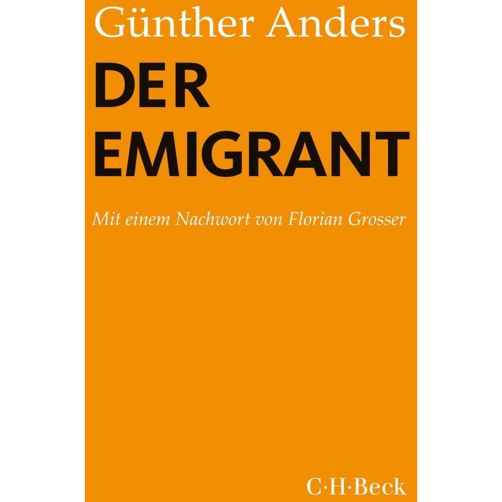 Der Emigrant, Sachbücher von Günther Anders