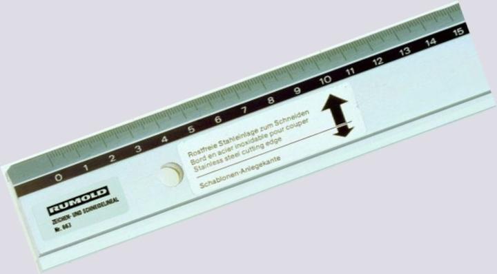 Actual product image Rumold Drawing and cutting rulers (700 mm)