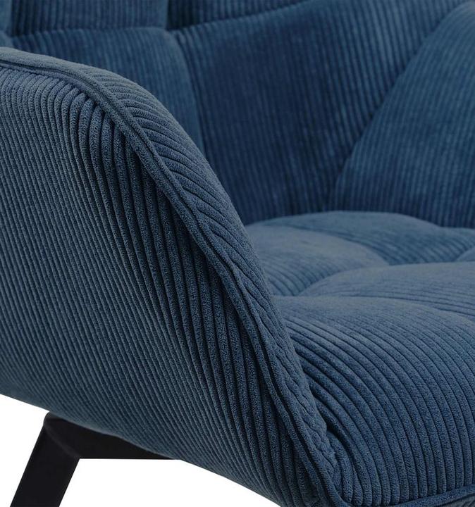 Produktbild Swisshandel24 Esszimmerstuhl Jordi Cord, blau