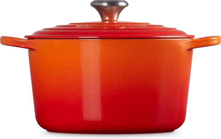 Produktbild Le Creuset Gusseisen Topf 24 cm hoch (27.50 cm, Bräter + Schmortopf, Gusseisen, Emaille)