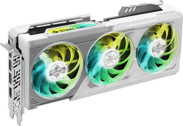 Actual product image AsRock Radeon RX 9070 Steel Legend OC (16 GB, GDDR6)