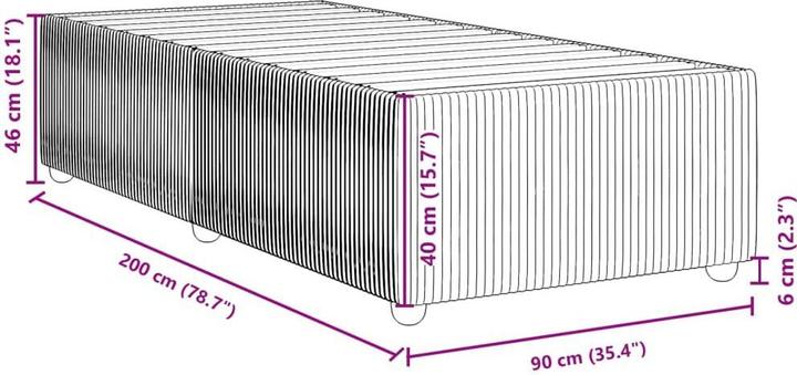 Image du produit VidaXL Lanita (90 x 200 cm)
