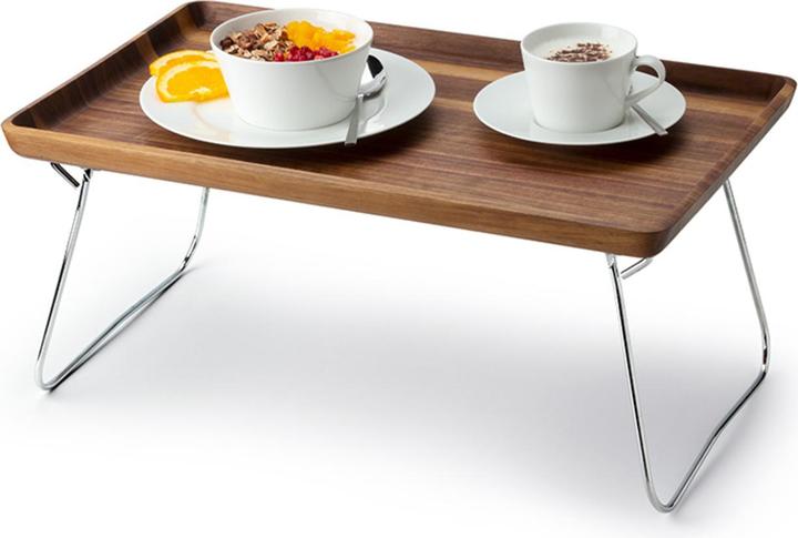 Produktbild Continenta Bett-Tablett, Walnuss, 53x32x7cm