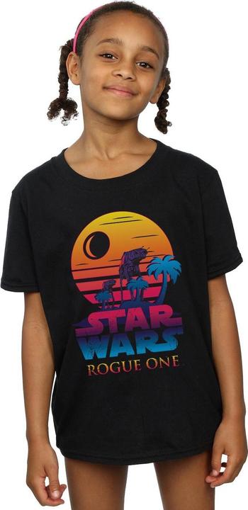 Image du produit Star Wars - T-shirt ROGUE ONE LOGO SUNSET - Fille (152, 158)