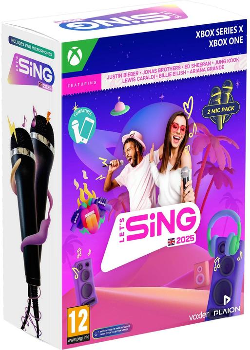 Plaion Let's Sing 2025 International Version (+ 2 Mics) - Digitec