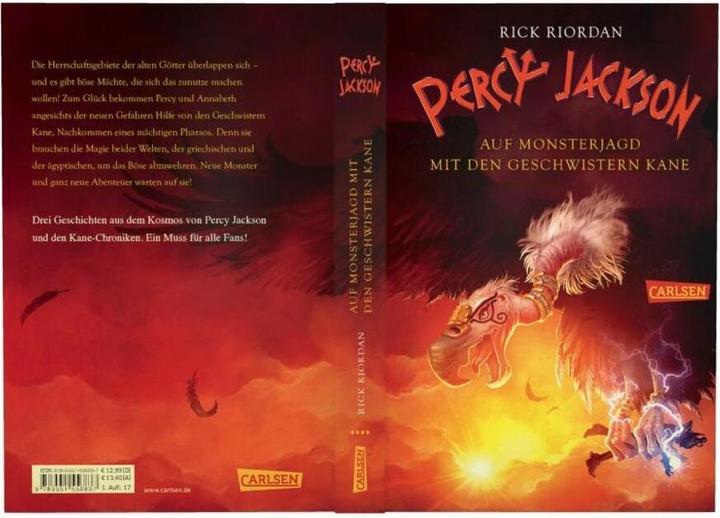 Productafbeelding Percy Jackson: Percy Jackson - Monsterjacht met de broers en zussen Kane (Rick Riordan, Duits)