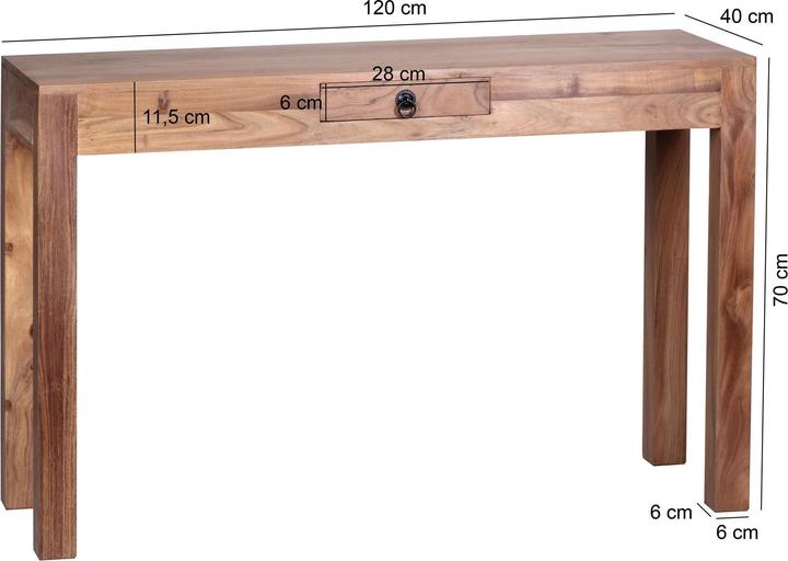 Actual product image FineBuy Rodi (120 x 40 x 70 cm)