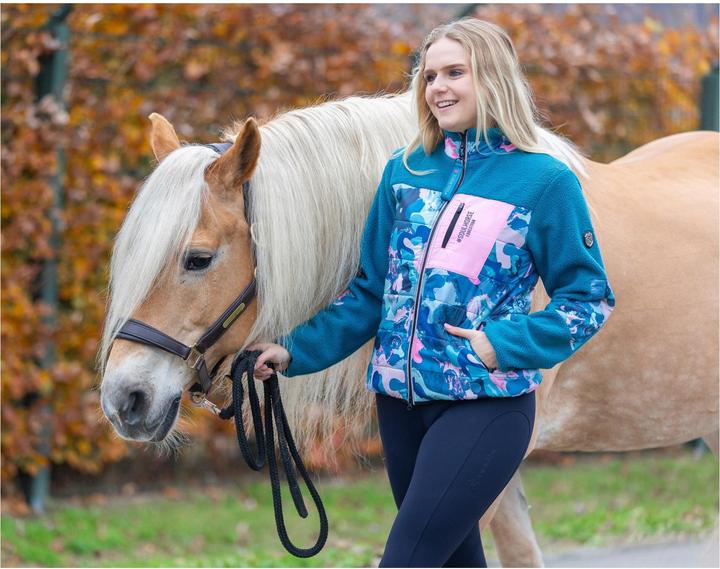 Actual product image Soulhorse Crazy Connection teddy fleece mix jacket (M)