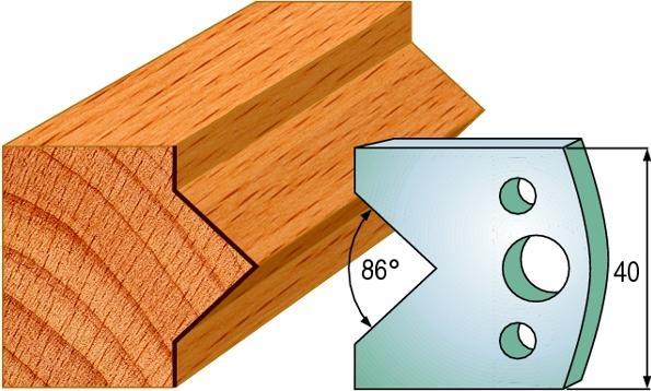 Actual product image CMT 690.034 Profilmesserpaar Höhe 40 mm Nummer 34