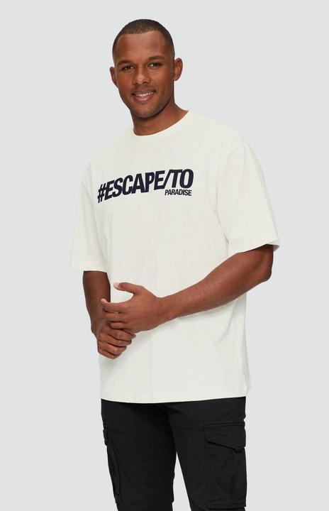 Produktbild S.Oliver T-Shirt Jerseyshirt im Loose Fit mit Front- und Backprint (XL)