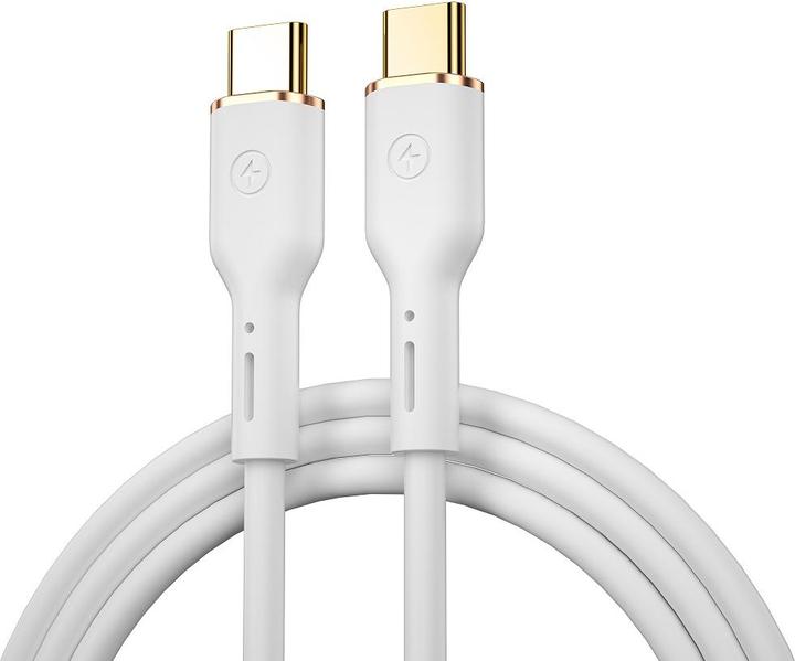 Image du produit Wiwu câble YQ02 USB-C - USB-C 100W 1,2m blanc (USB 3.2 Gen 1, 100 W)
