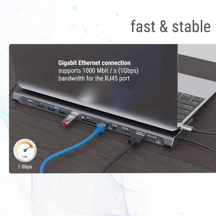 Immagine prodotto XtremeMac Type-C Hub Station - 12 Ports (USB-A, USB-C, 12 porte)